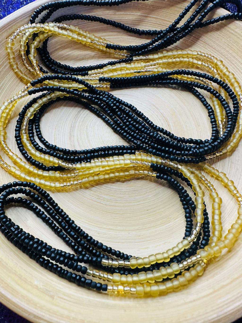 Black & Yellow Journey Beads