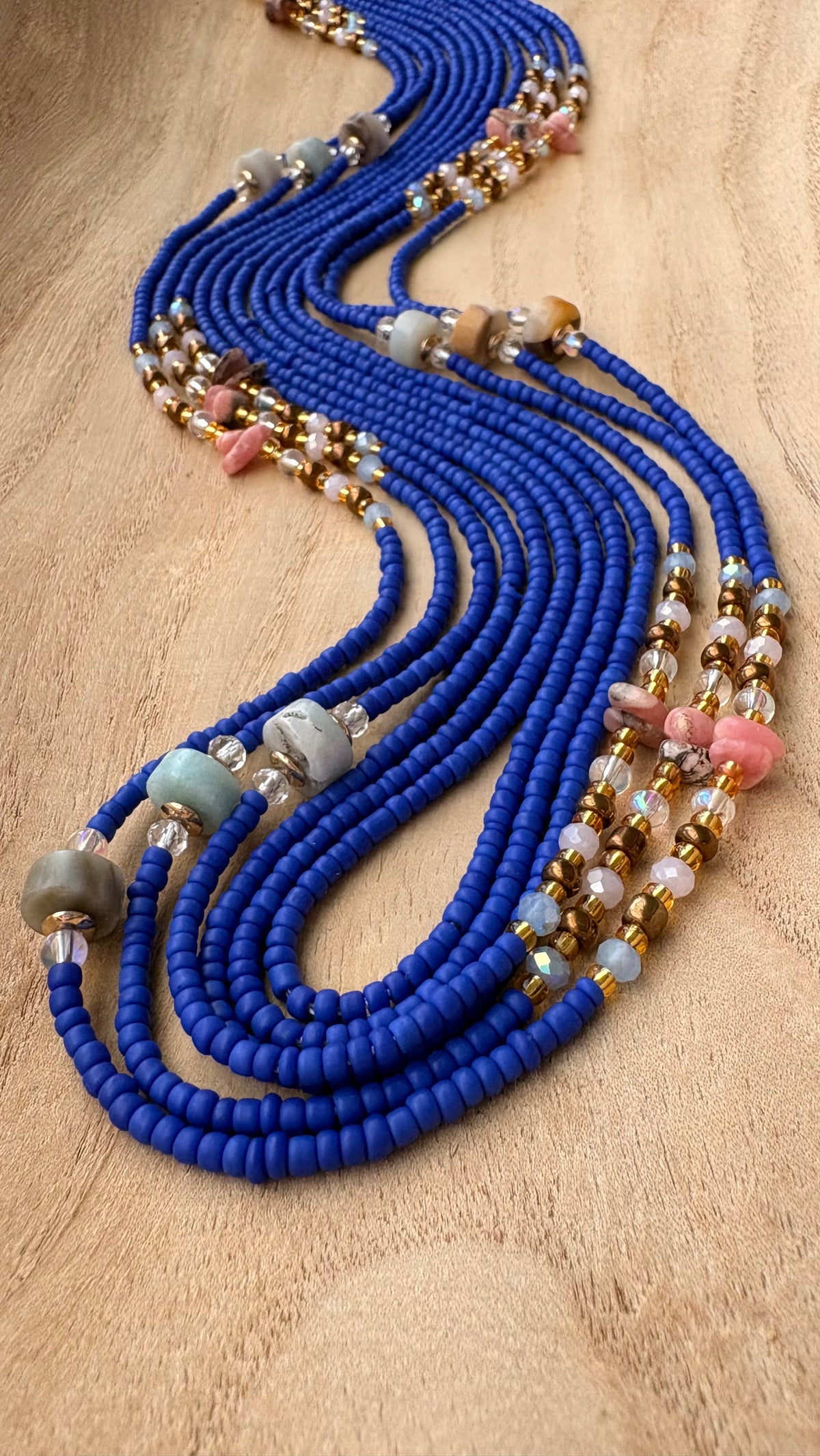 Healing Tide | Two-Strand Waist Bead Set