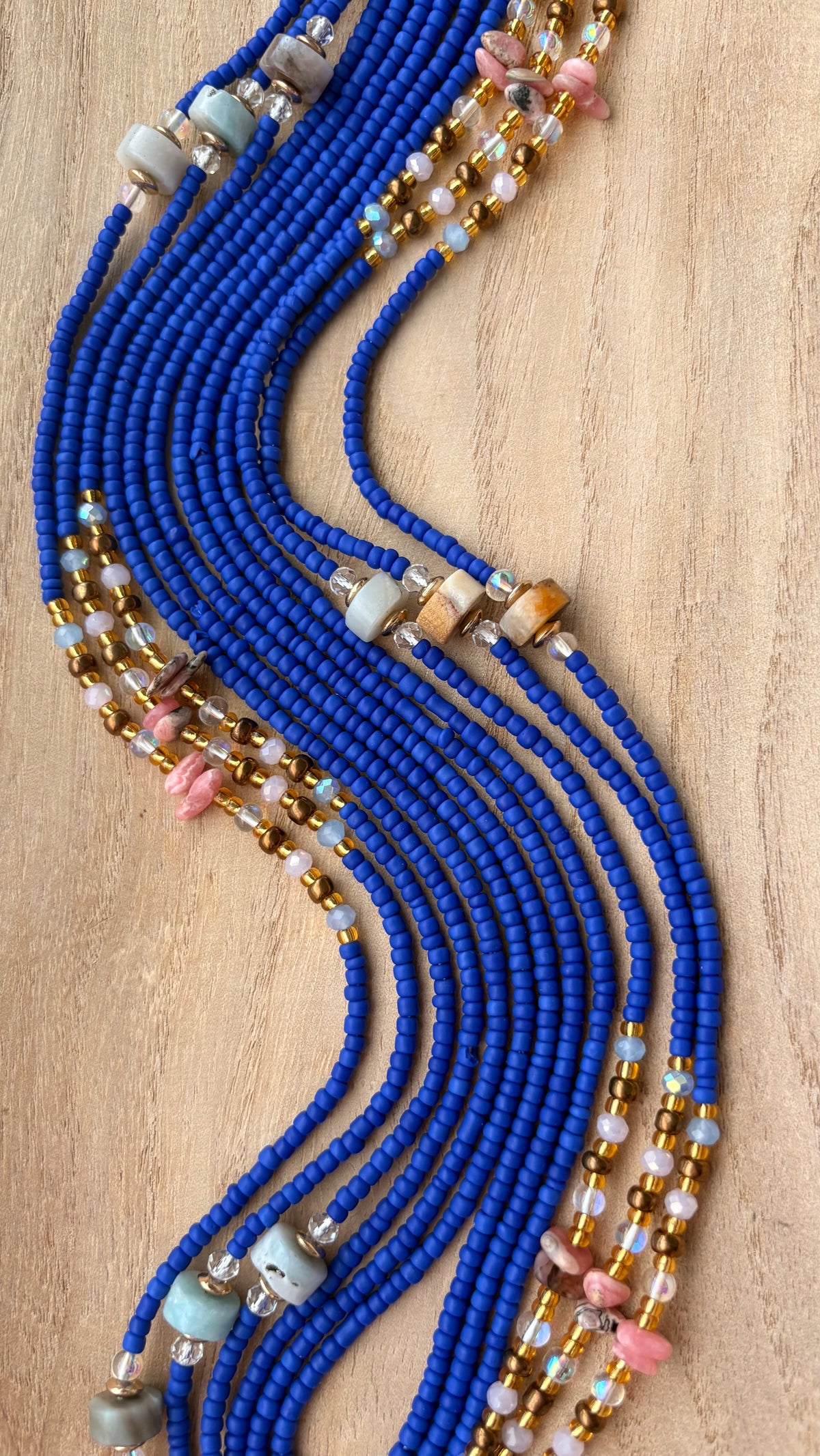 Healing Tide | Two-Strand Waist Bead Set