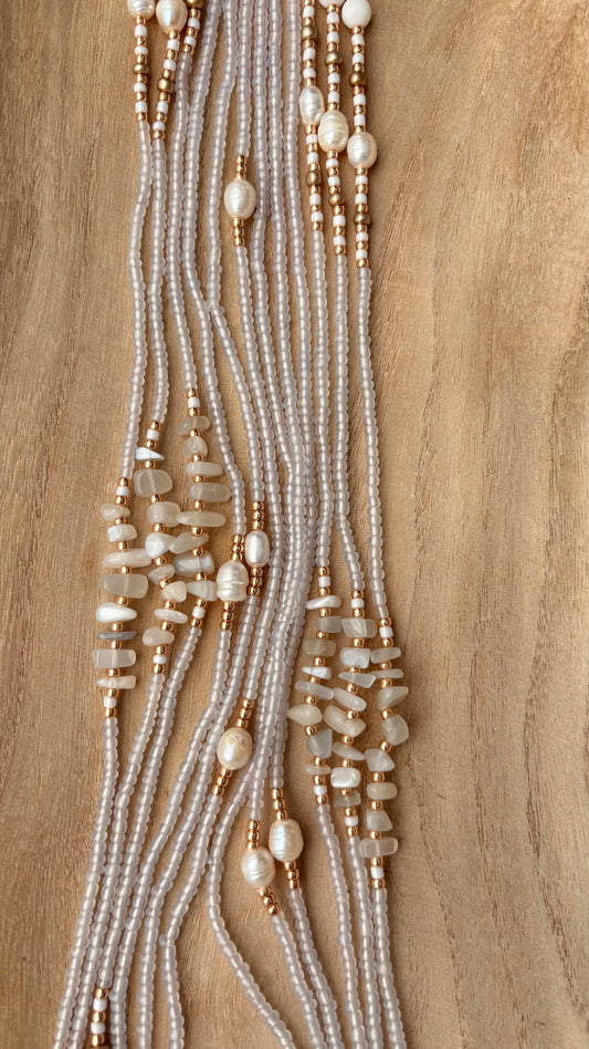 Blue Sanctuary |Two-Strand Waist Bead Set