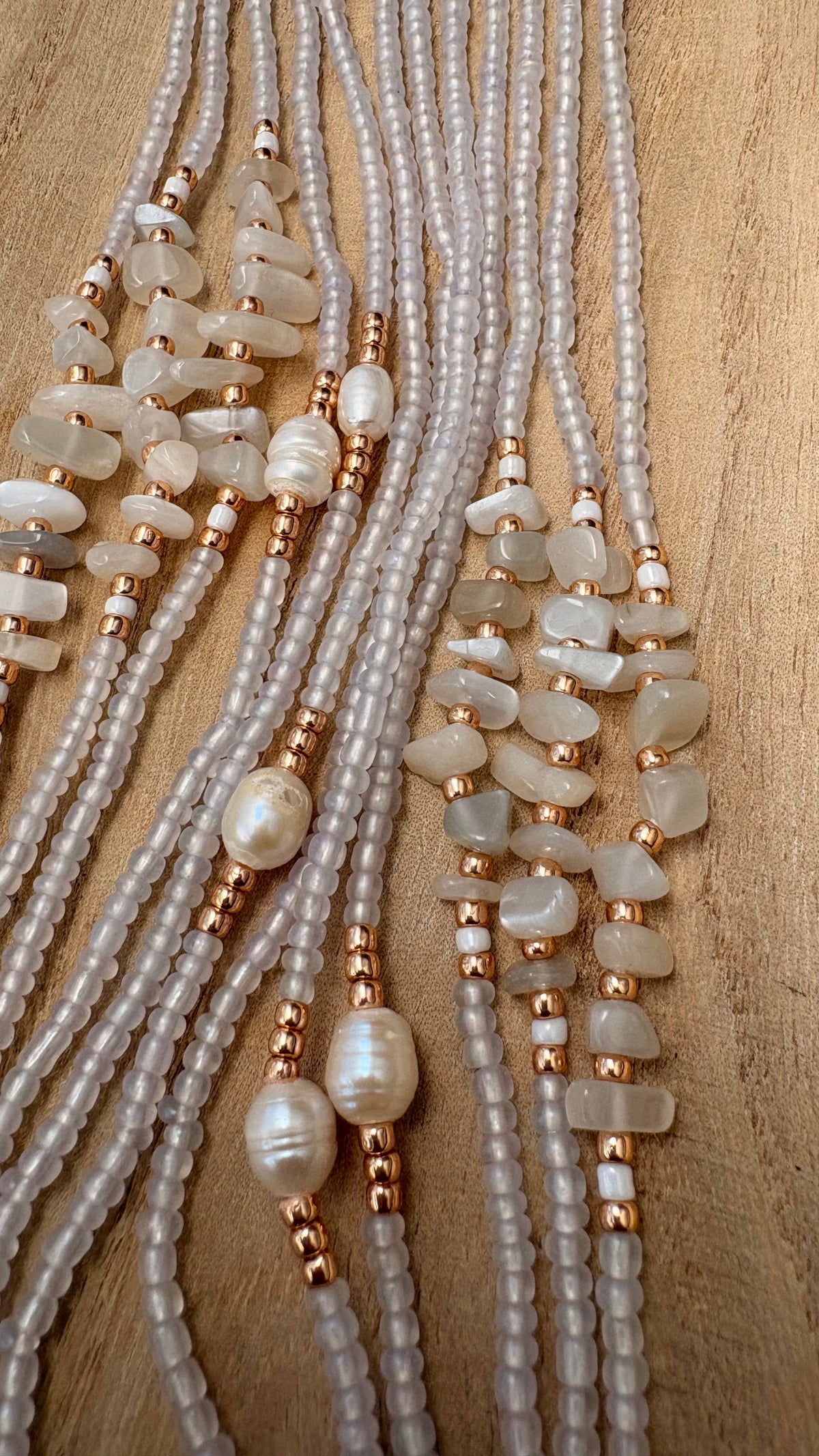 Blue Sanctuary |Two-Strand Waist Bead Set