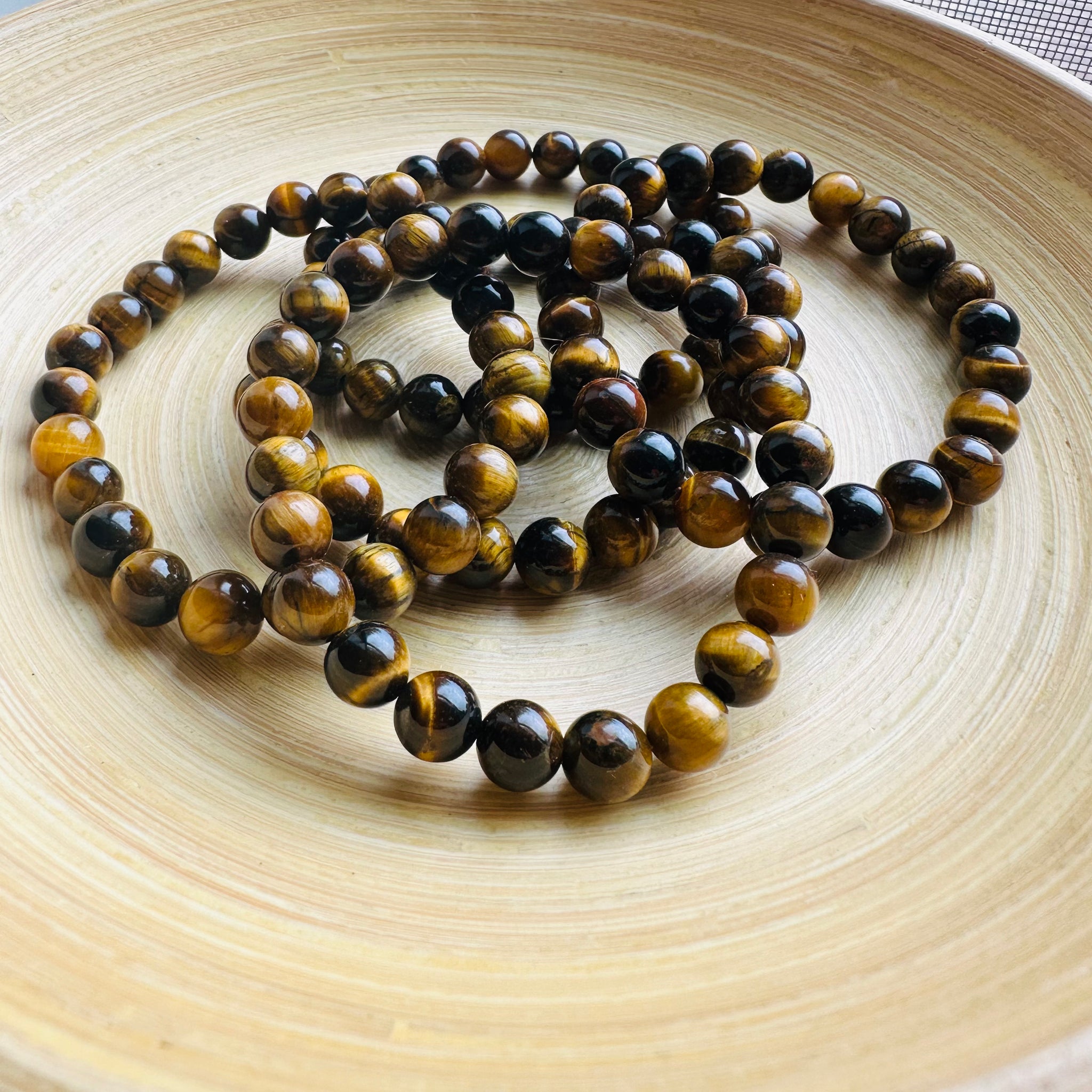 Tiger Eye Beads, Natural round gemstone for jewelry making, Canada